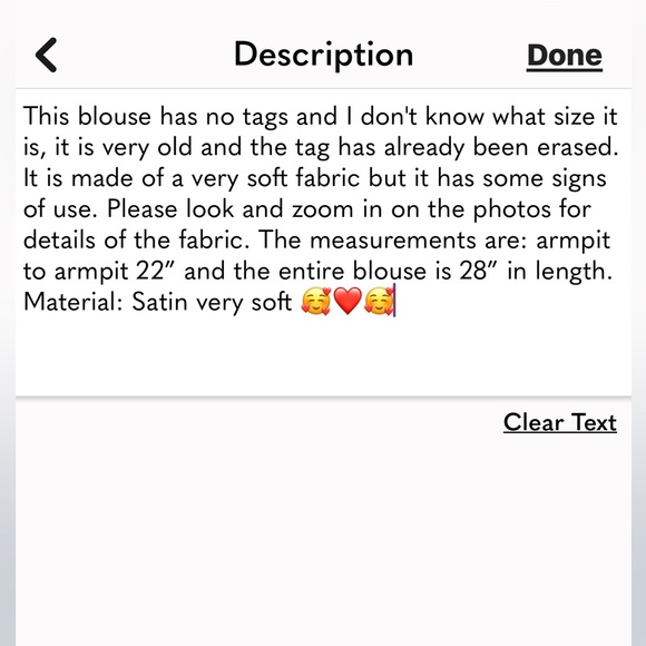 VINTAGE KATHRYN BLOUSE LARGE - Picture 11 of 11